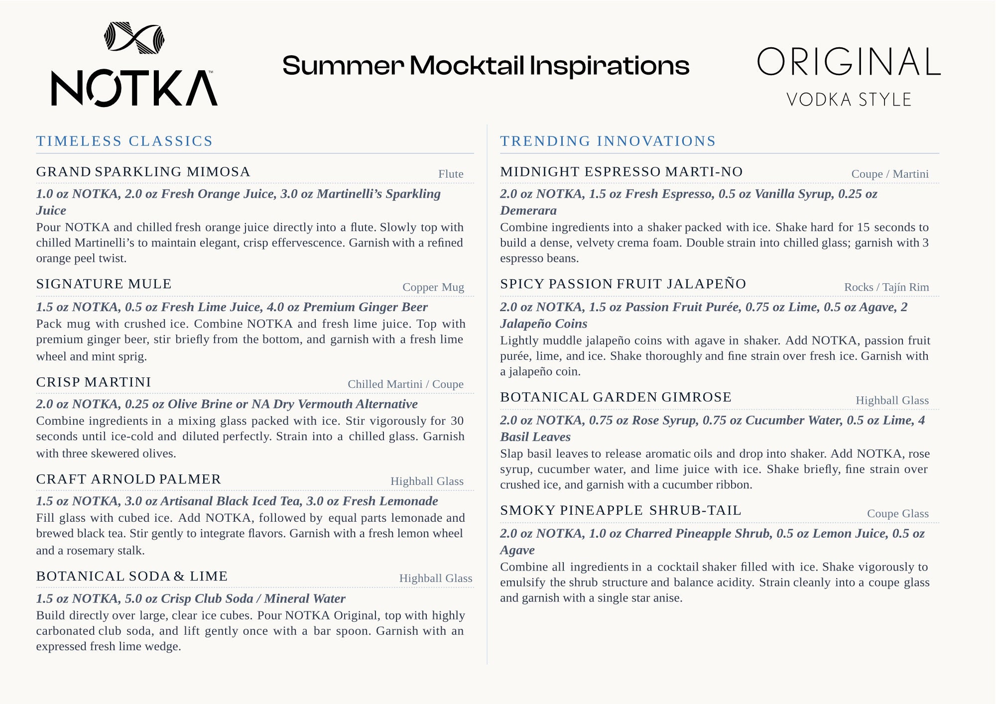 NOTKA Original (750mL) — VIP Early-Allocation Batch